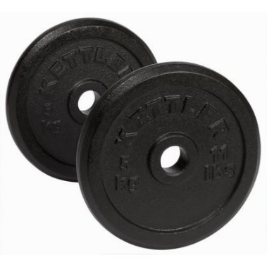 Kettler haltergewichten gietijzer 1 x 0,5 kg (07470-300) 07470-300